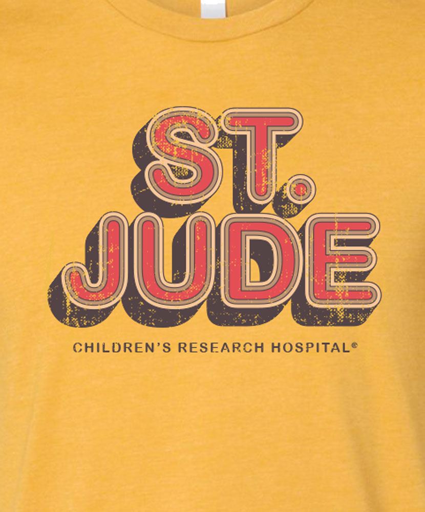 Rounded Letter St. Jude Design T-Shirt